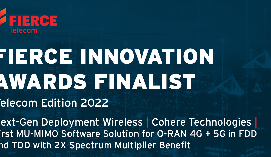 COHERE NAMED A FIERCE INNOVATION AWARD FINALIST